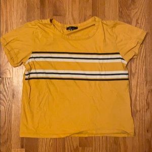 Yellow striped tee